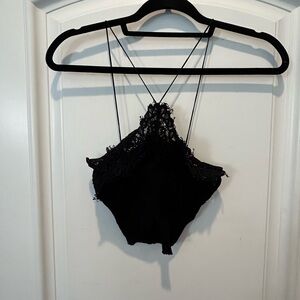 Elegant Black Lace Bralette